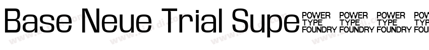 Base Neue Trial Supe字体转换